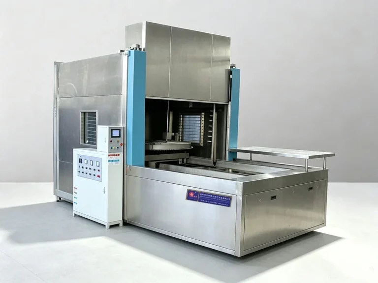 rotary spray ultrasonic cleaning machine