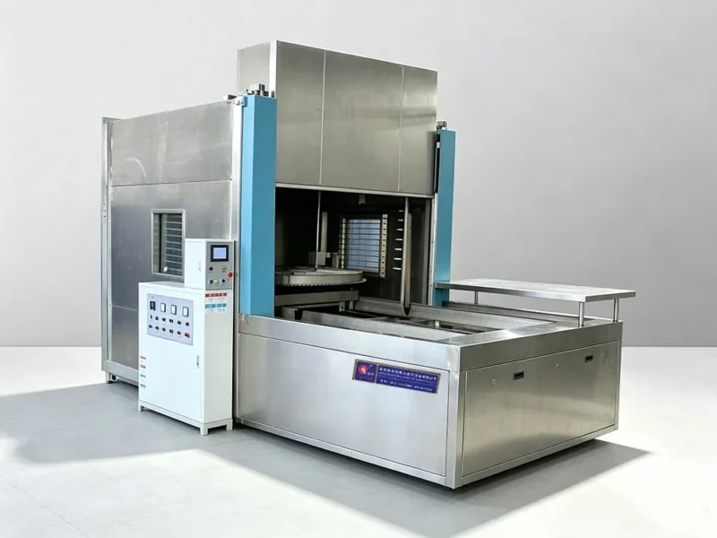 rotary spray ultrasonic cleaning machine